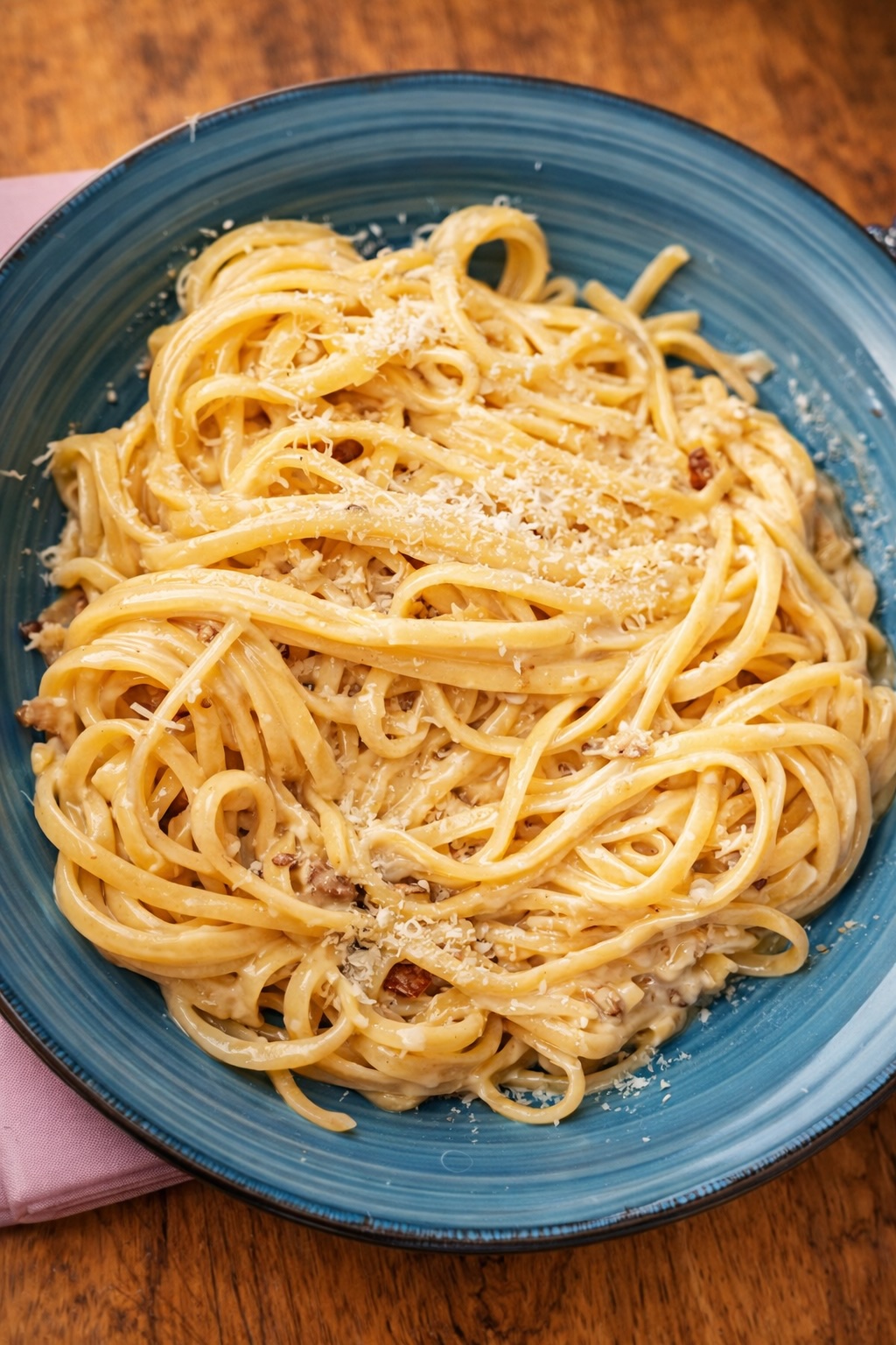 Linguine al Gorgonzola e Speck