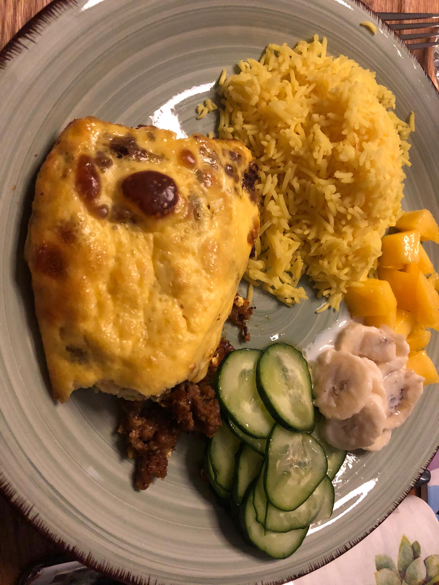 Bobotie variation à la Jeann